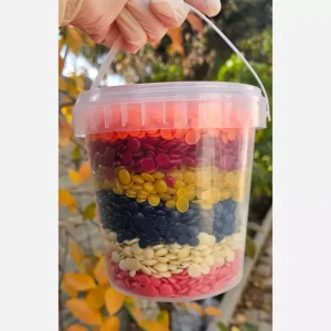 وکس مرواریدی ژله ای یک کیلوگرمی سطل