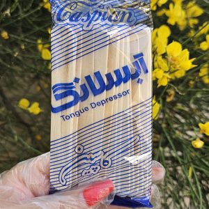 کاردک چوبی  (اپیلاسیون)25 عددی کاسپین