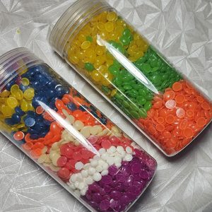 وکس عدسی ژله ای تر کیبی ۴۵۰ گرمی استوانه