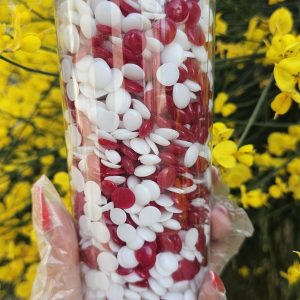 وکس مرواریدی گلس و قرمز (۴۵۰ گرمی)
